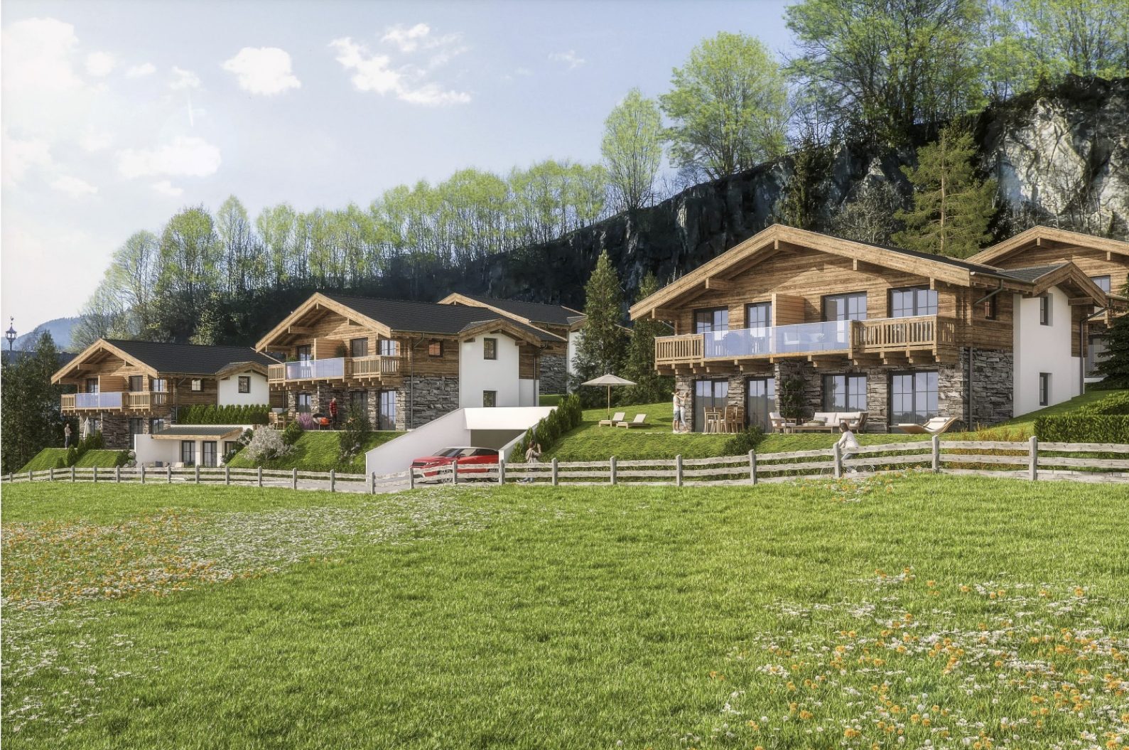 Luxe chalet-lodges